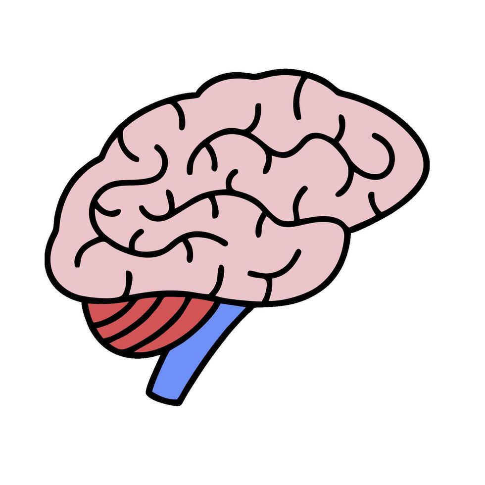 brain icon illustration vector