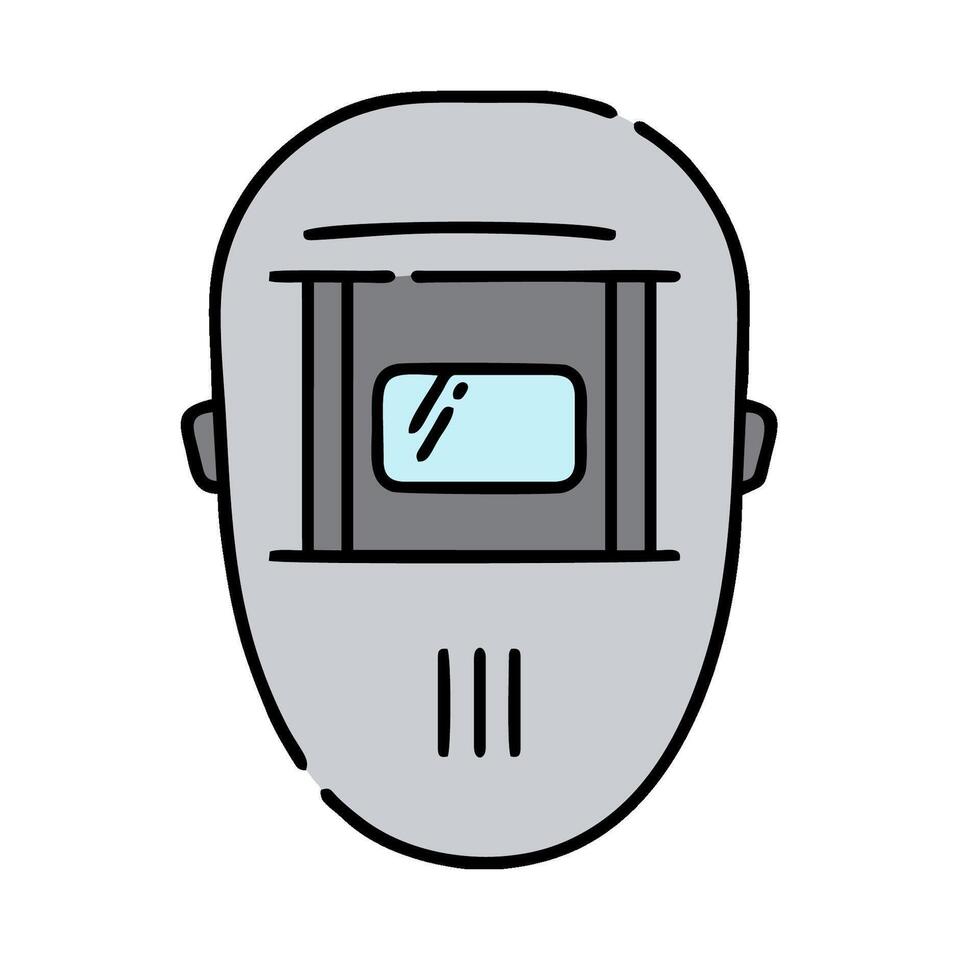 welding mask icon illustration design vector