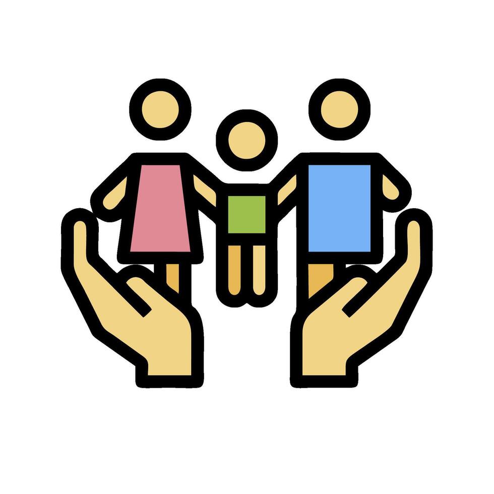 Family icon illustration vector