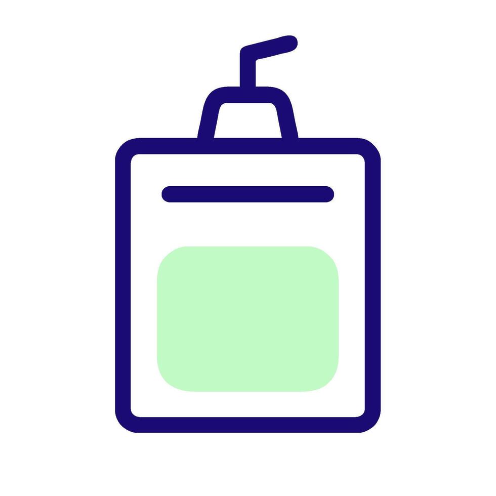 A bottle of hand soap with a green lid vector