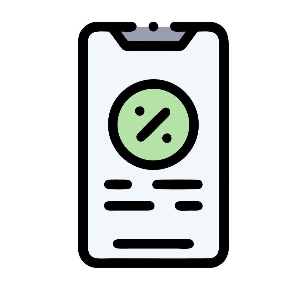 A phone with a green check mark on it vector
