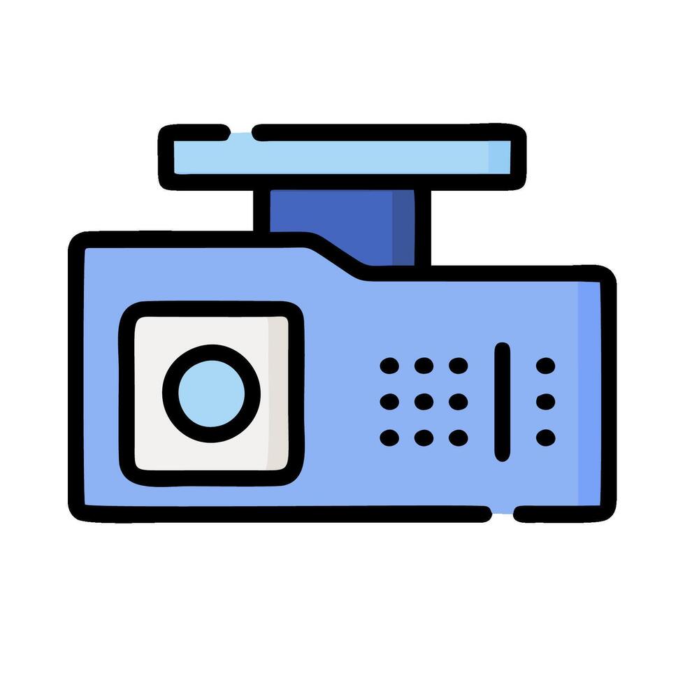 A camera icon on a white background vector