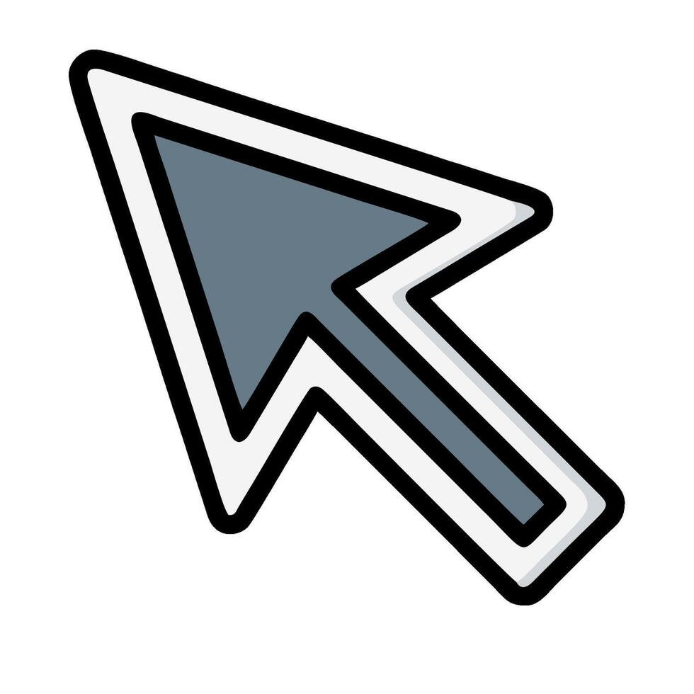 Mouse cursor icon illustration vector
