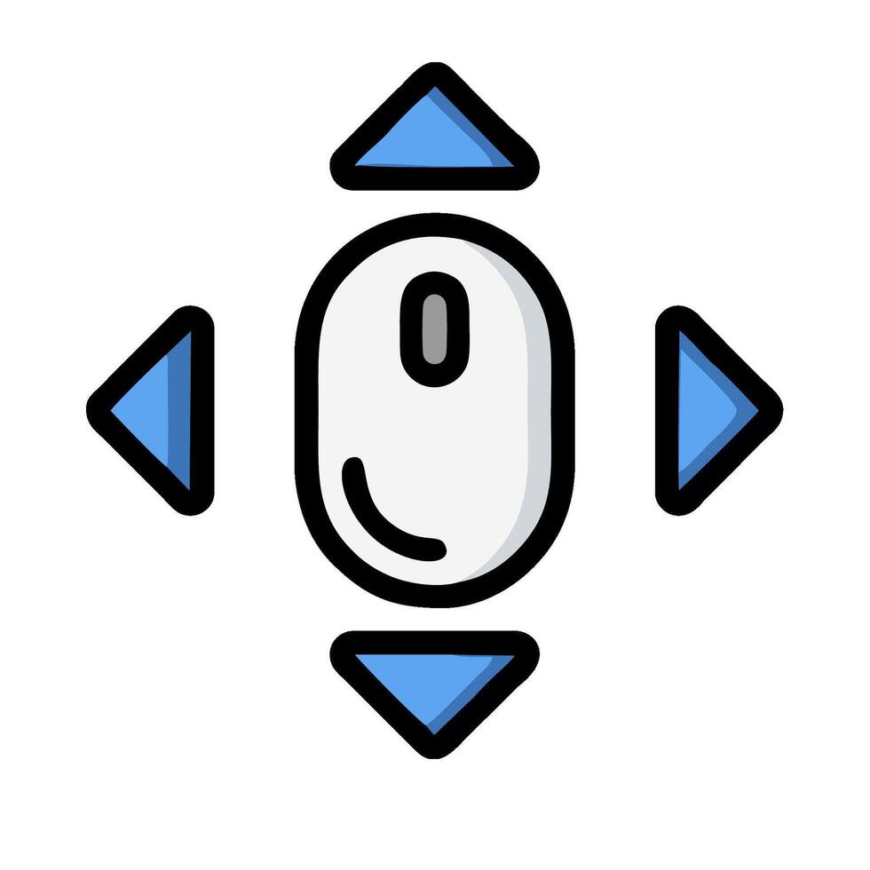Mouse icon illustration vector