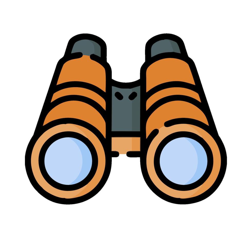 Binoculars icon illustration vector