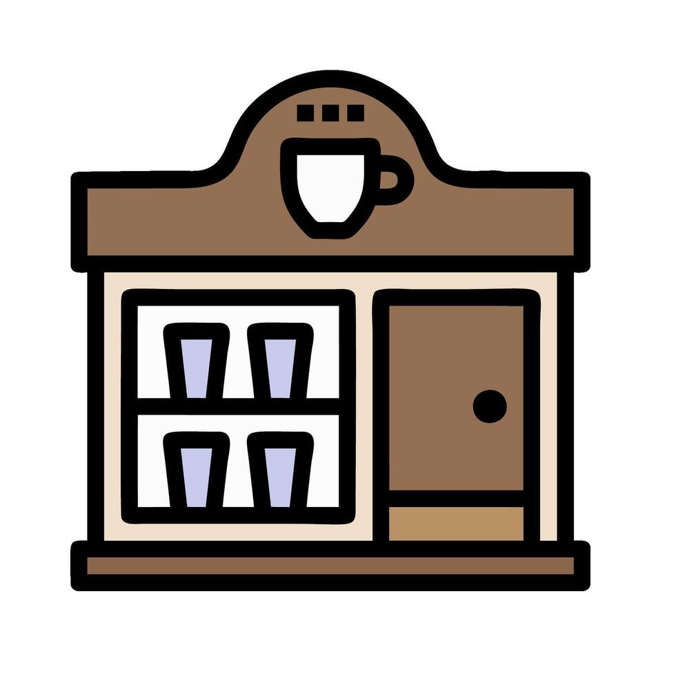 Coffee shop icon illustration design vector