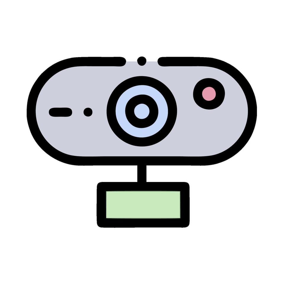 Webcam icon illustration vector