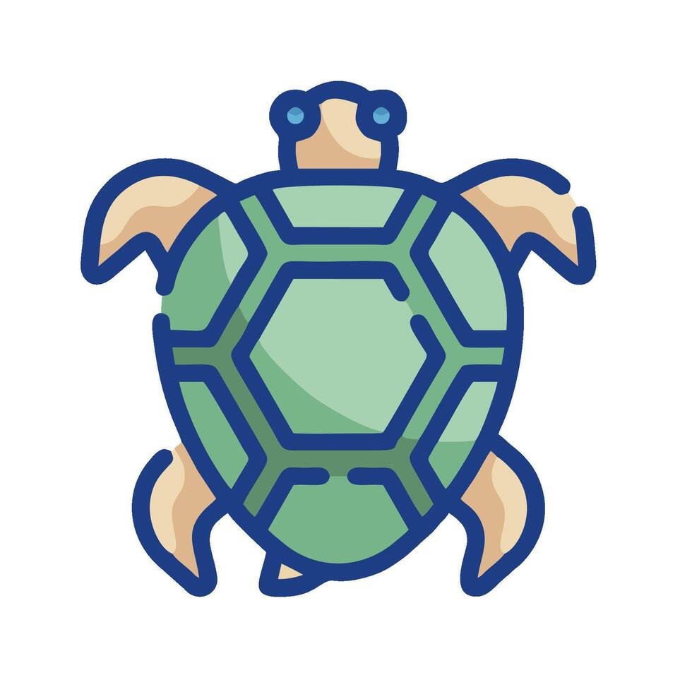 A turtle icon on a white background vector
