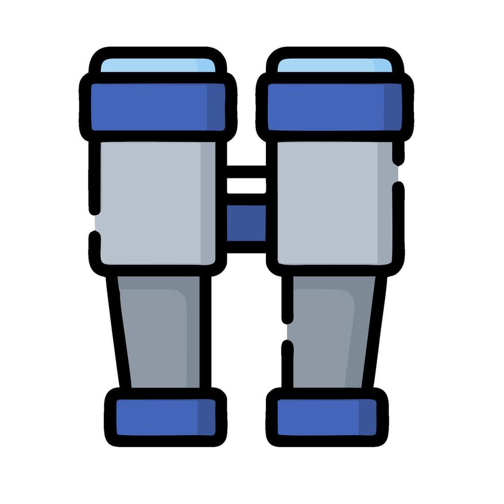 Binoculars icon illustration vector