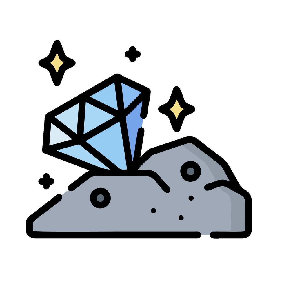 Diamond icon illustration vector