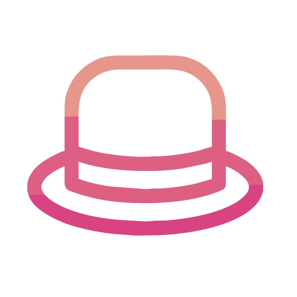 A hat icon on a white background vector