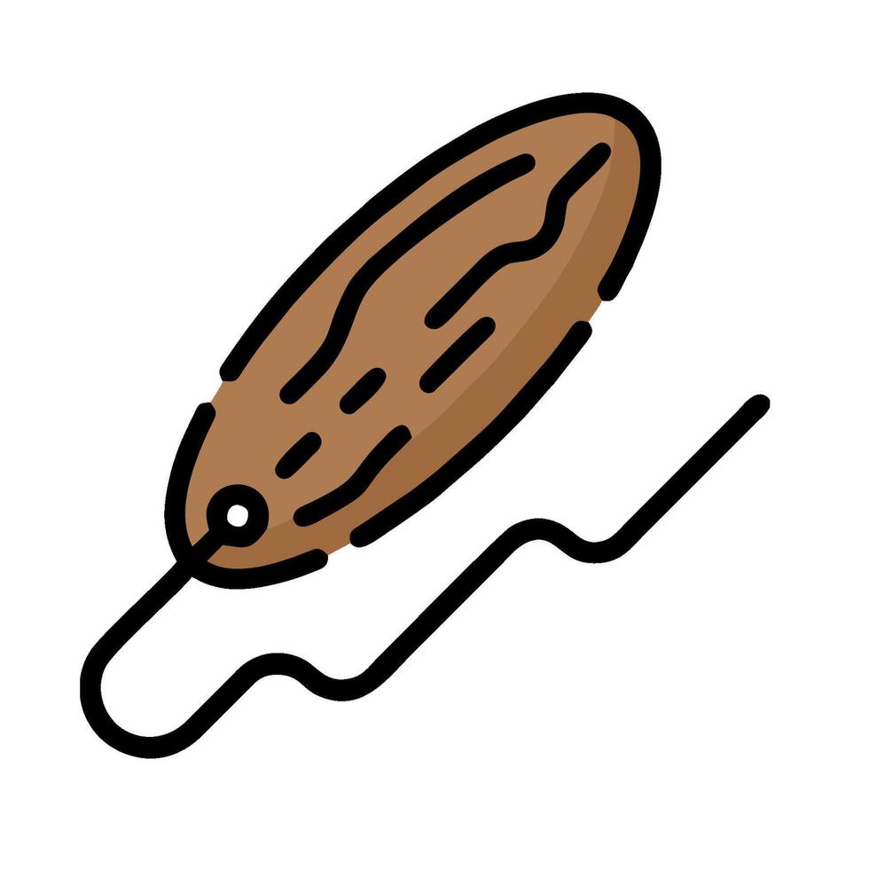 A fishing lure icon on a white background vector
