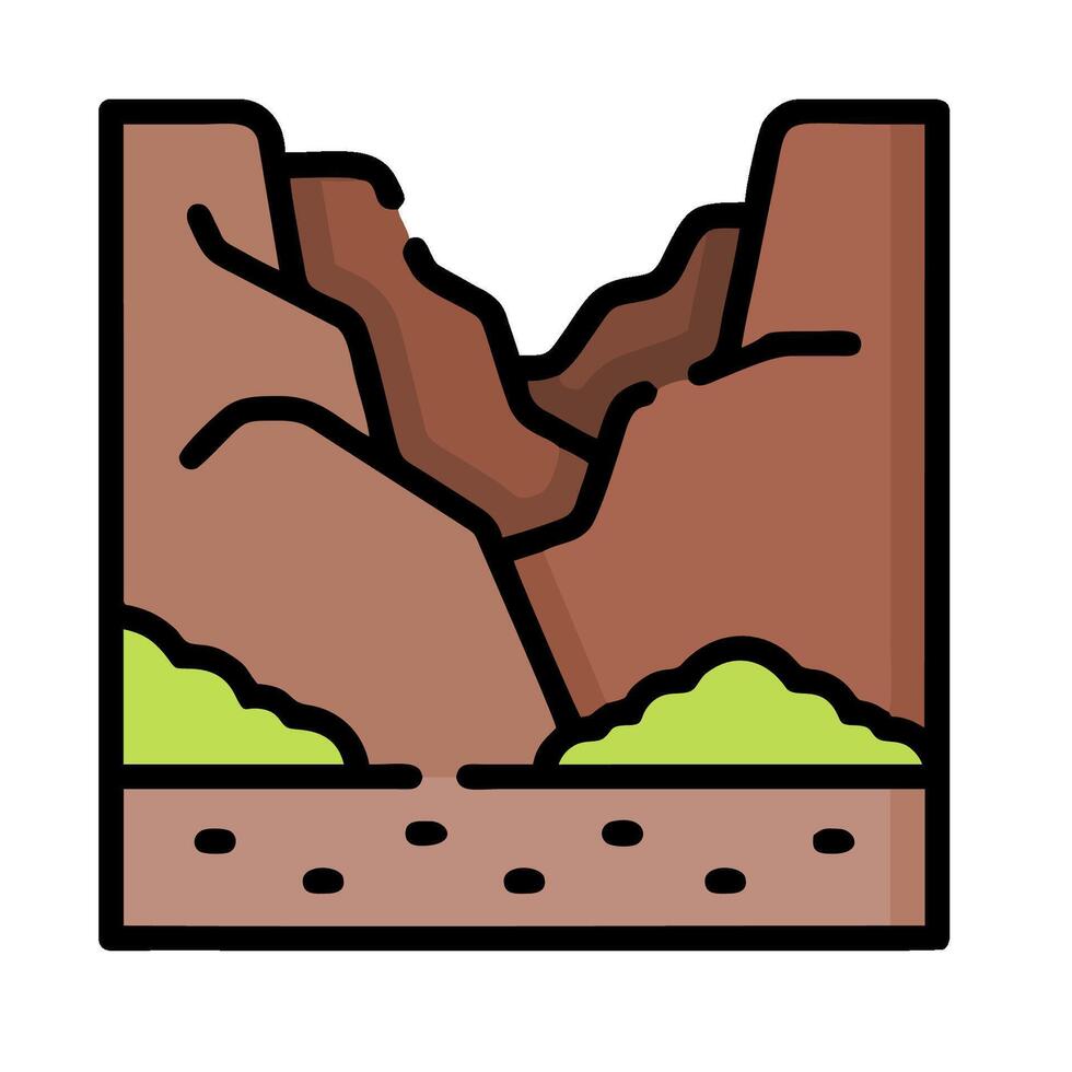 A mountain landscape with a river and trees vector
