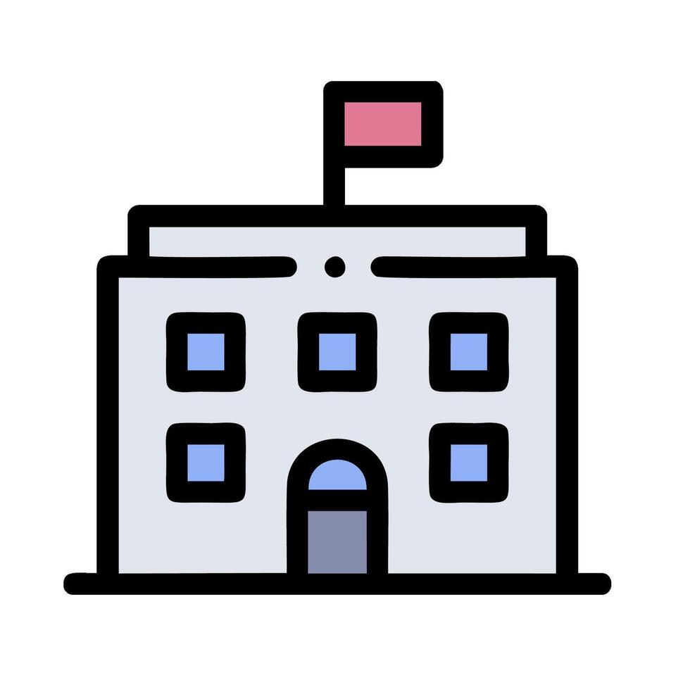 White house icon illustration vector
