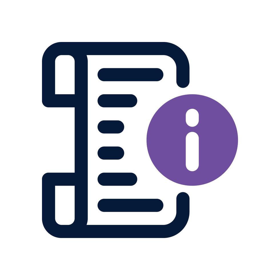 rules icon. dual tone icon for your website, mobile, presentation, and logo design. vector
