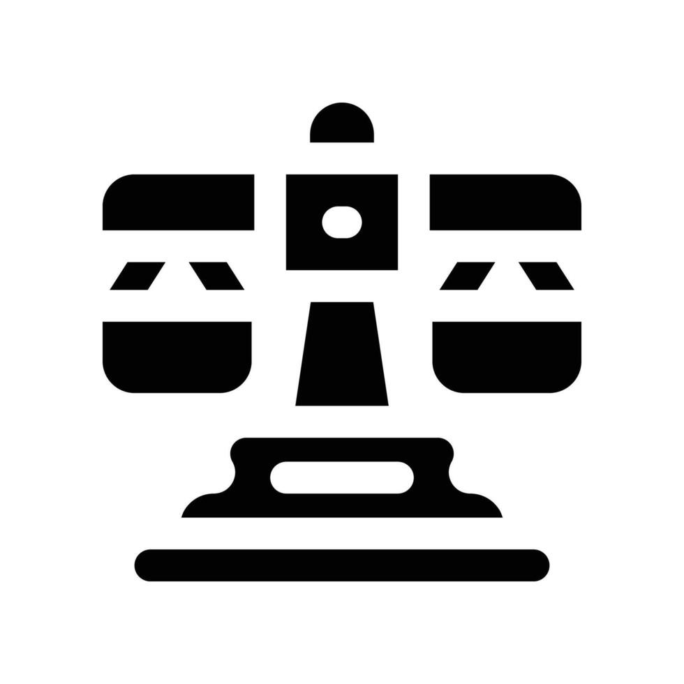 justice icon. glyph icon for your website, mobile, presentation, and logo design. vector