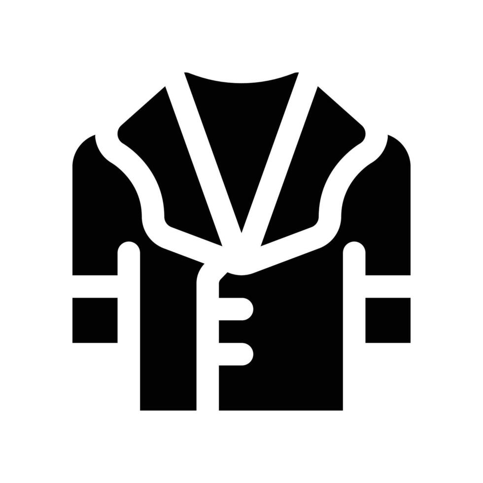 lab coat icon. glyph icon for your website, mobile, presentation, and logo design. vector
