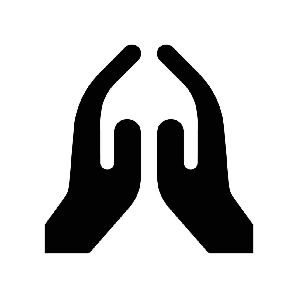 faith icon. glyph icon for your website, mobile, presentation, and logo design. vector