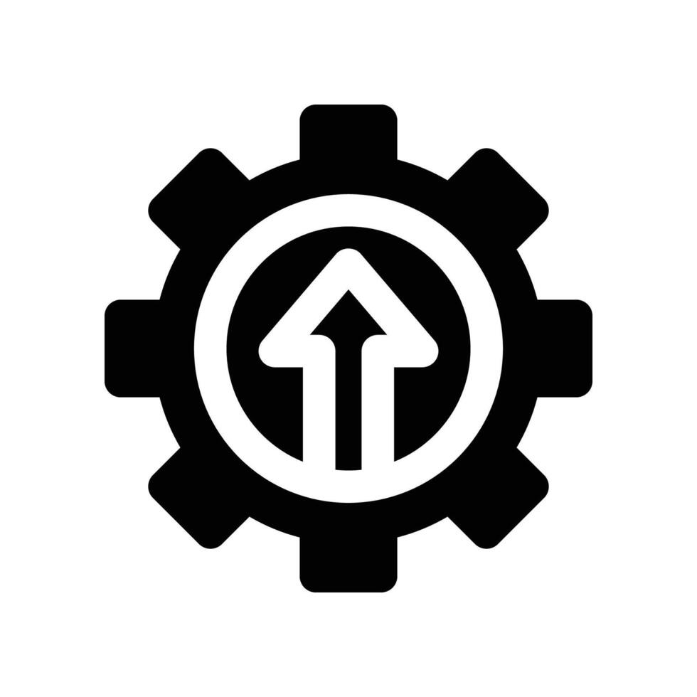 improvement icon. glyph icon for your website, mobile, presentation, and logo design. vector