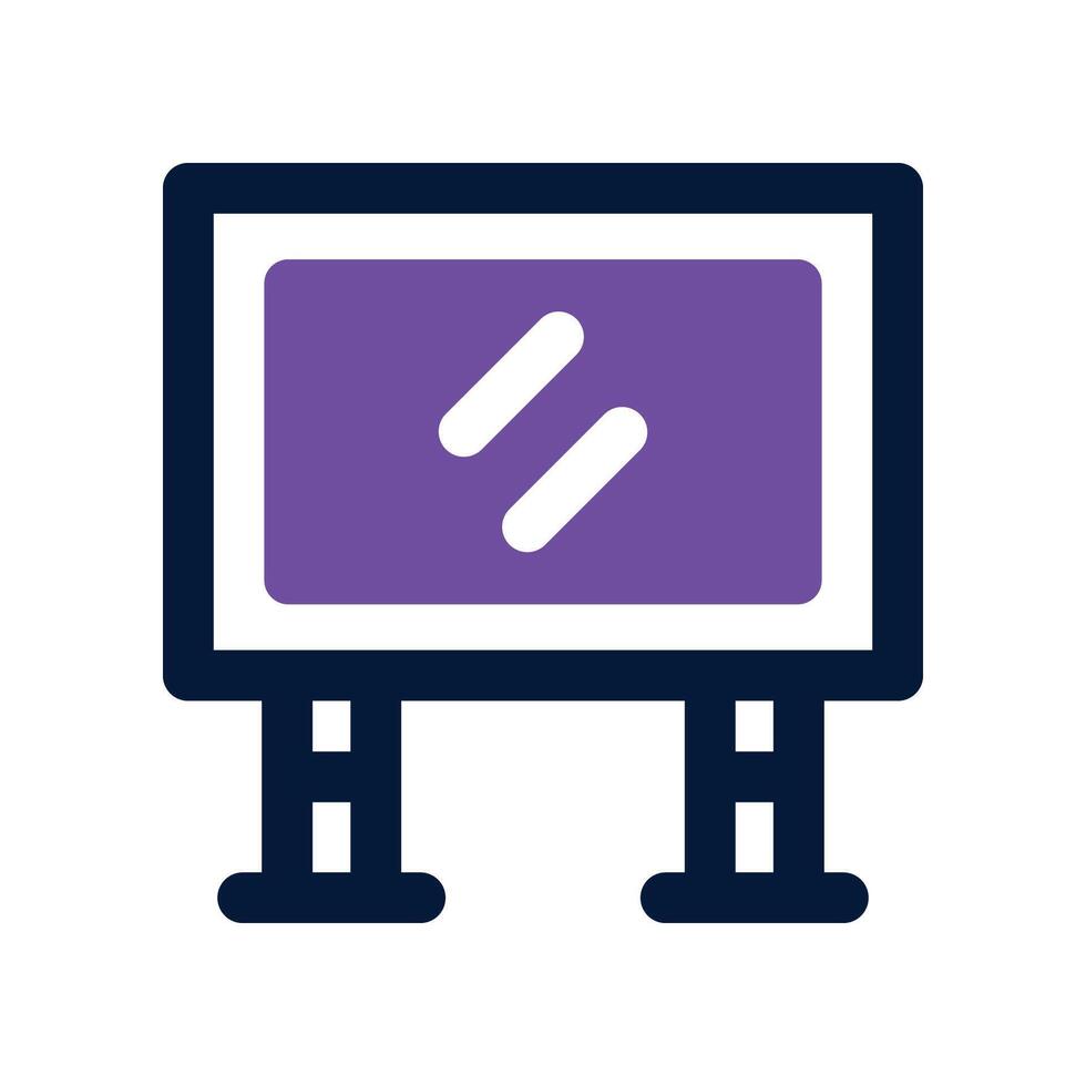 big screen icon. dual tone icon for your website, mobile, presentation, and logo design. vector