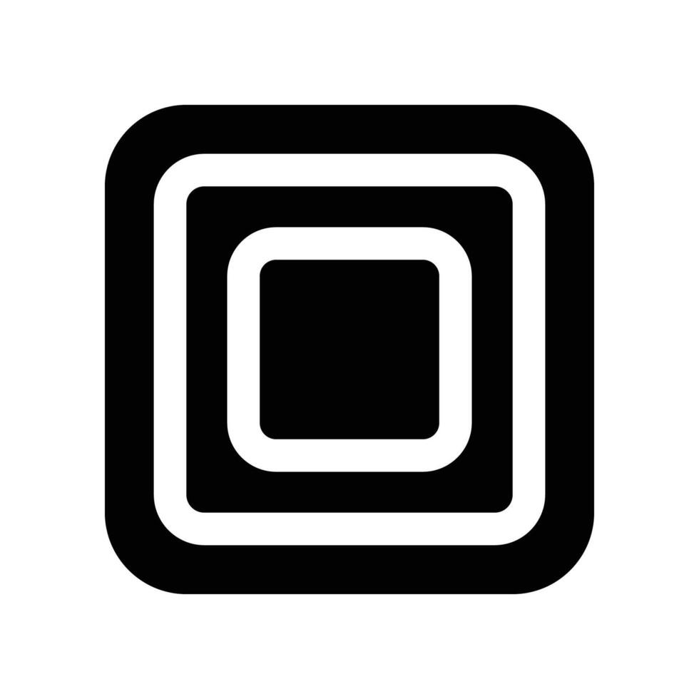 stop icon. glyph icon for your website, mobile, presentation, and logo design. vector