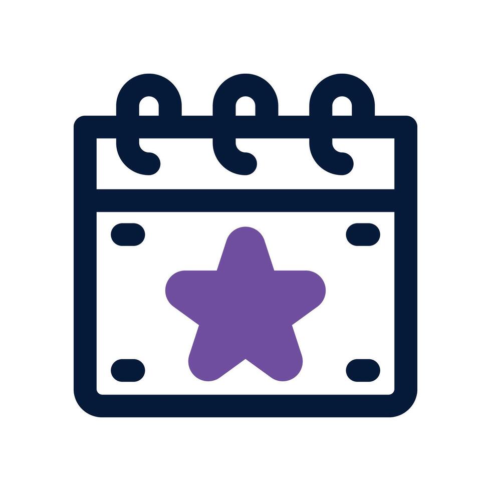 event icon. dual tone icon for your website, mobile, presentation, and logo design. vector