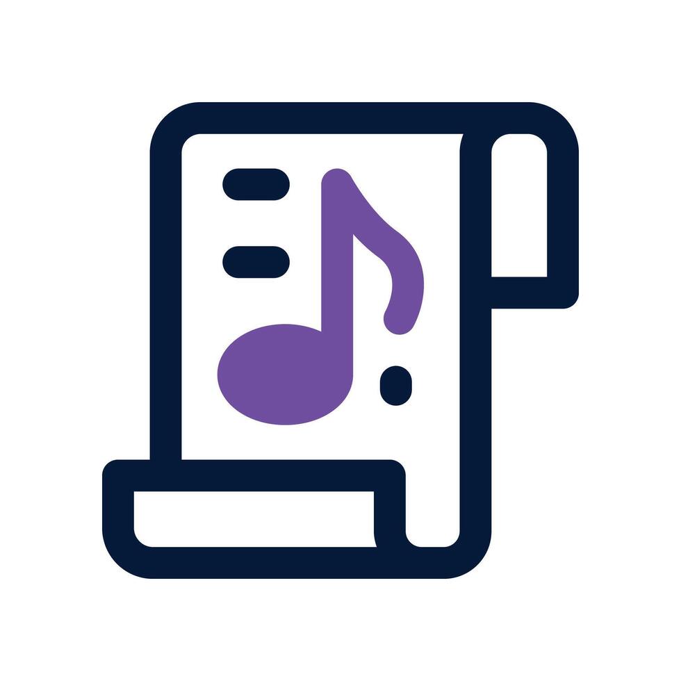 poster icon. dual tone icon for your website, mobile, presentation, and logo design. vector