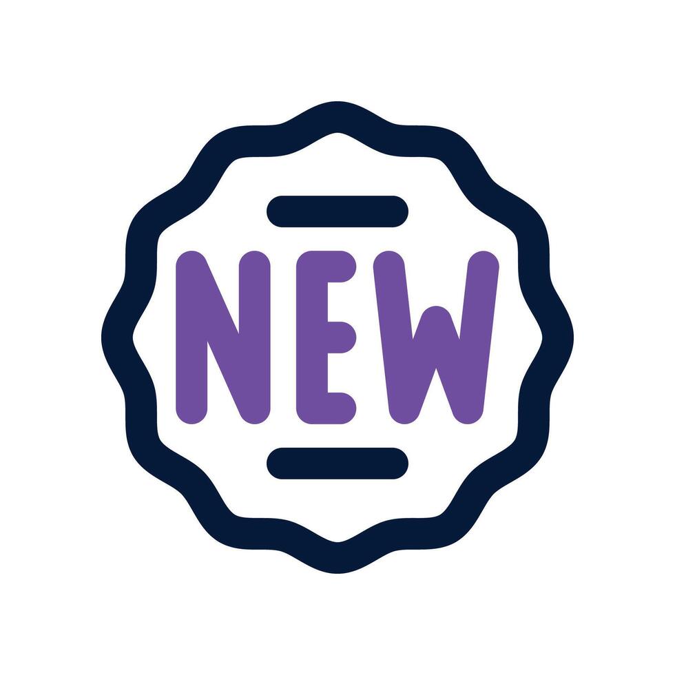 new icon. dual tone icon for your website, mobile, presentation, and logo design. vector