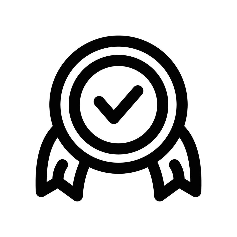 medal icon. line icon for your website, mobile, presentation, and logo design. vector