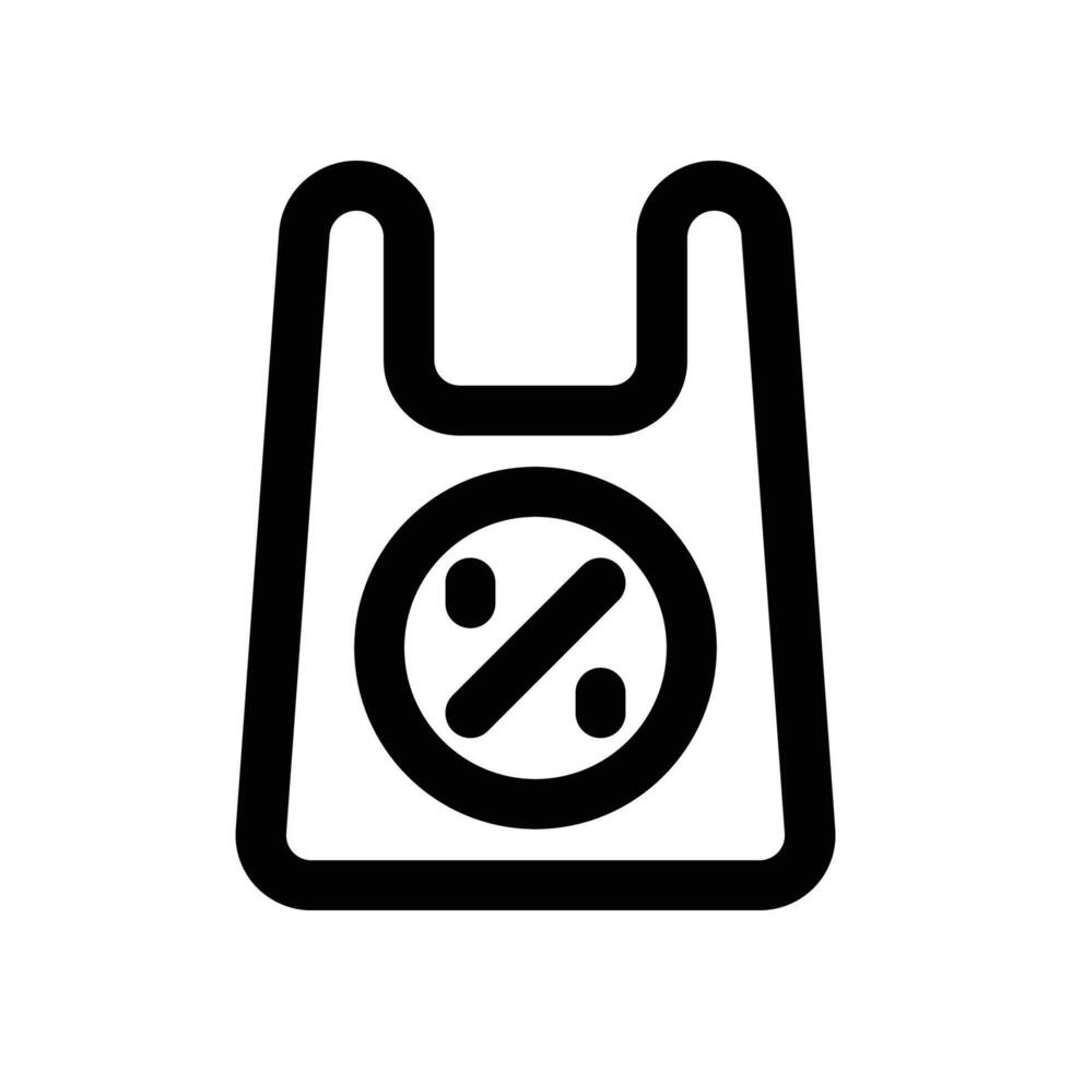 bag icon. line icon for your website, mobile, presentation, and logo design. vector