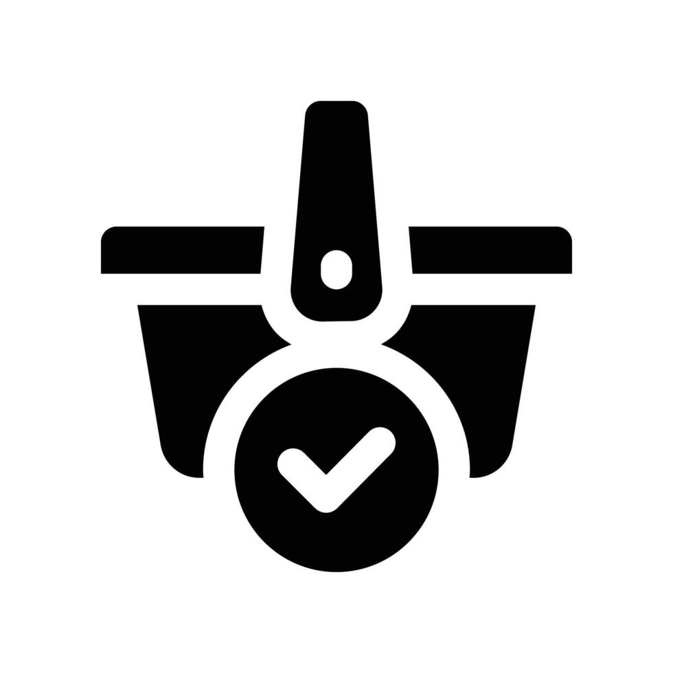 checkout icon. glyph icon for your website, mobile, presentation, and logo design. vector