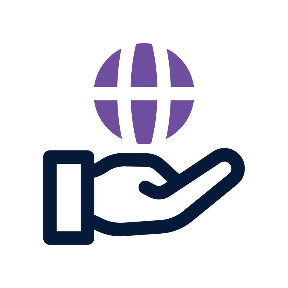 environment icon. dual tone icon for your website, mobile, presentation, and logo design. vector