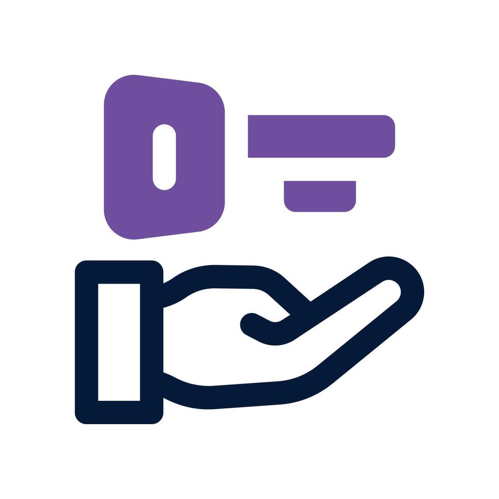 ownership icon. dual tone icon for your website, mobile, presentation, and logo design. vector