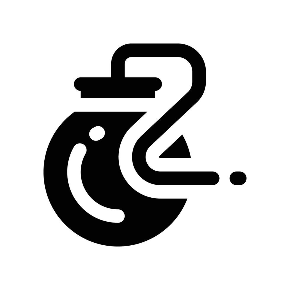 bomb icon. glyph icon for your website, mobile, presentation, and logo design. vector
