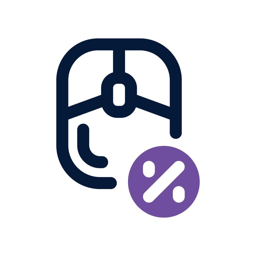mouse icon. dual tone icon for your website, mobile, presentation, and logo design. vector