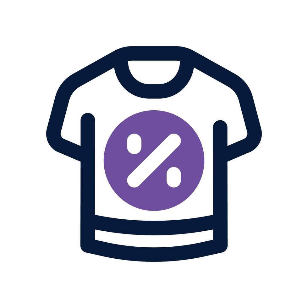 shirt icon. dual tone icon for your website, mobile, presentation, and logo design. vector