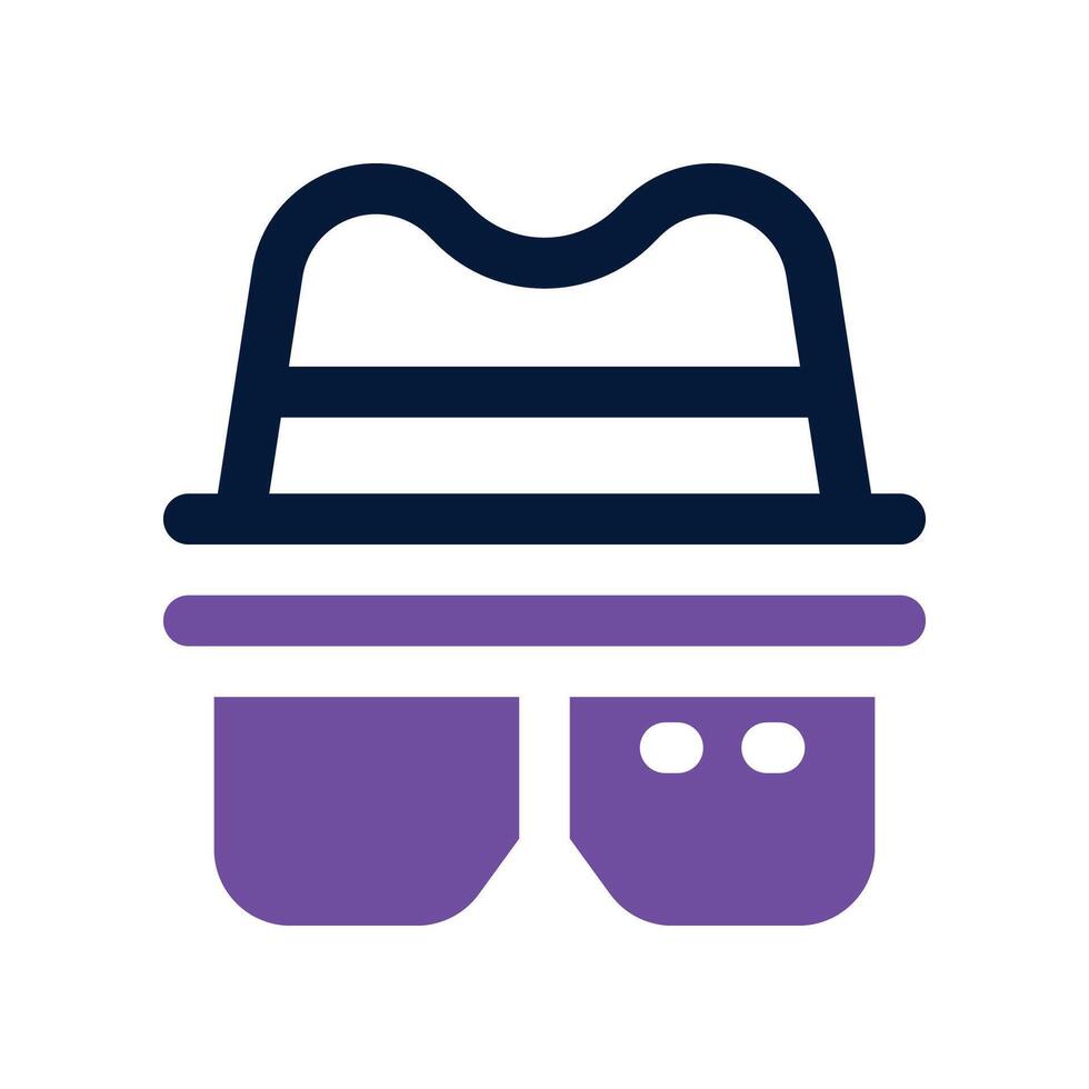 hacker icon. dual tone icon for your website, mobile, presentation, and logo design. vector