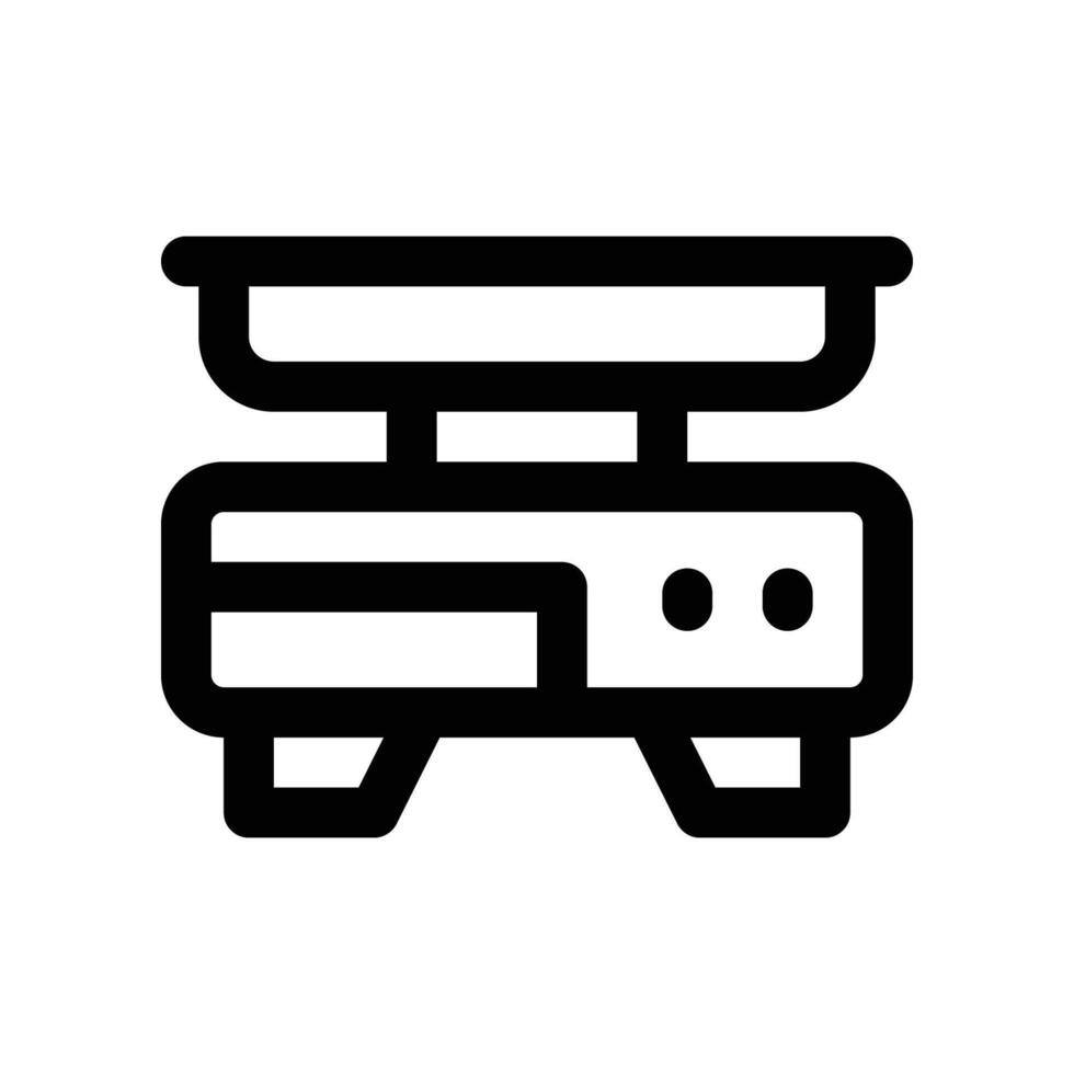 scale icon. line icon for your website, mobile, presentation, and logo design. vector