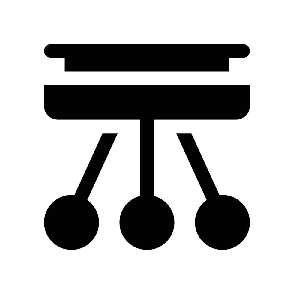 pendulum icon. glyph icon for your website, mobile, presentation, and logo design. vector