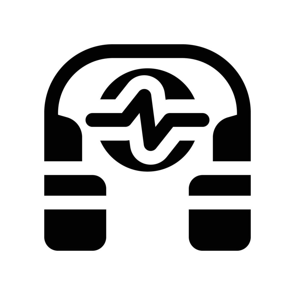 audiobook icon. glyph icon for your website, mobile, presentation, and logo design. vector