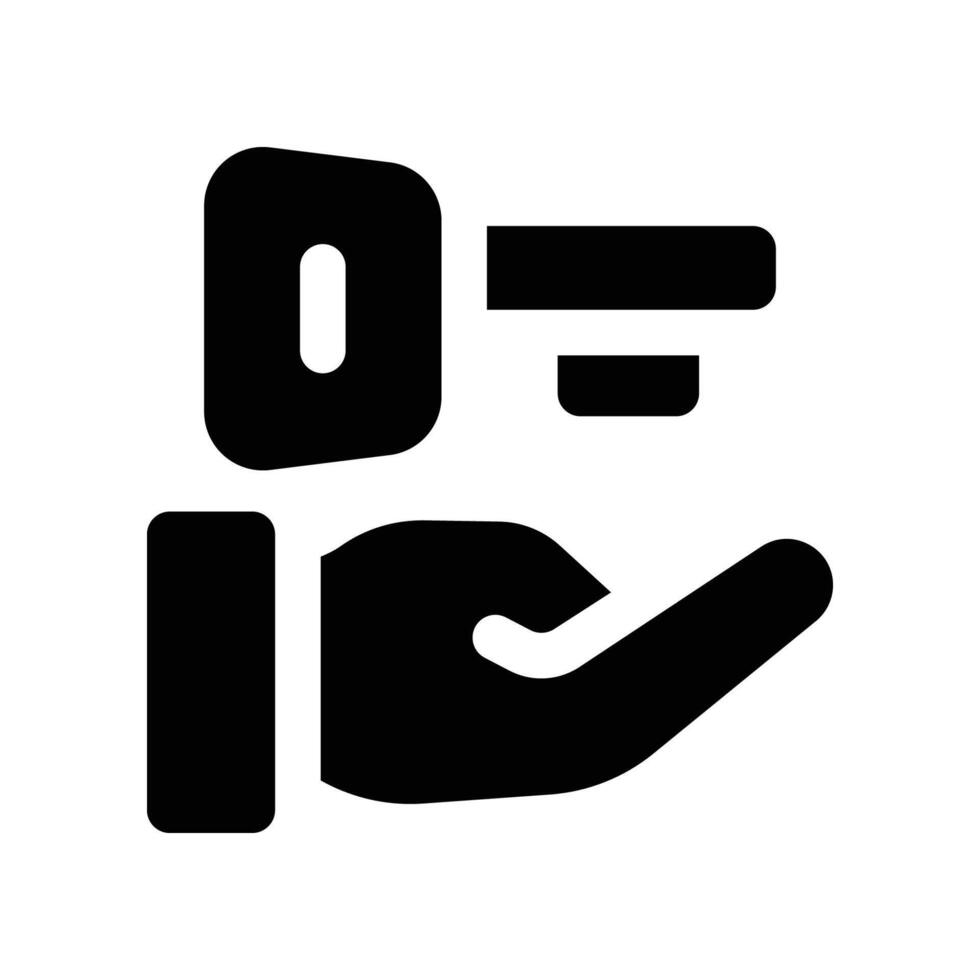 ownership icon. glyph icon for your website, mobile, presentation, and logo design. vector