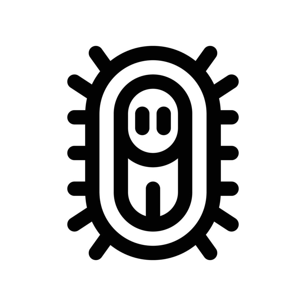 bacteria icon. line icon for your website, mobile, presentation, and logo design. vector