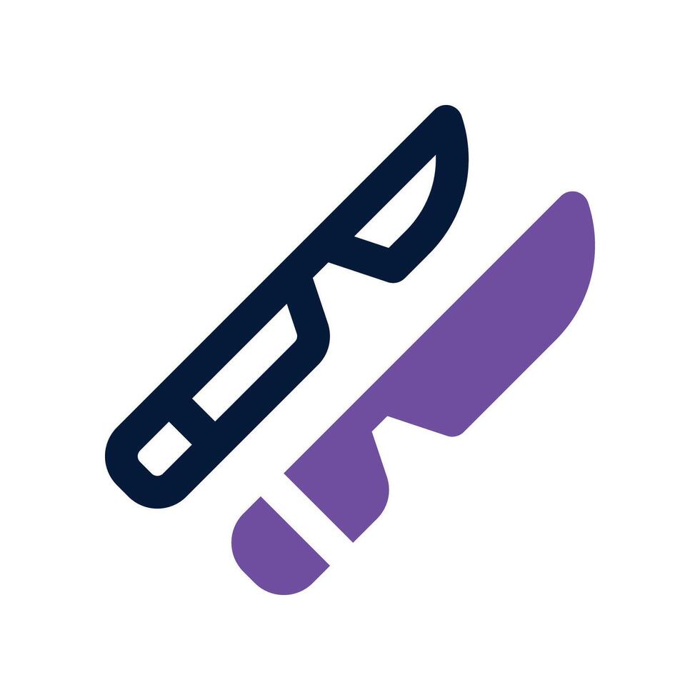 scalpel icon. dual tone icon for your website, mobile, presentation, and logo design. vector