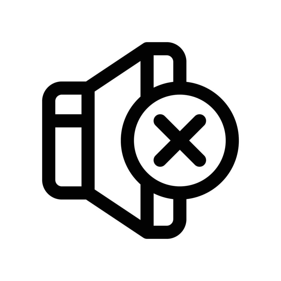 volume down icon. line icon for your website, mobile, presentation, and logo design. vector