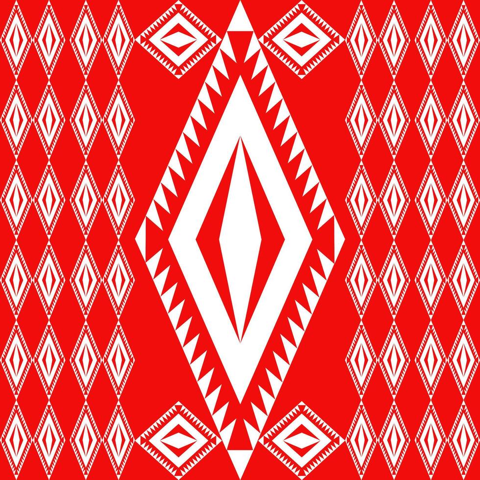 Diamond shape form a beautiful in red and white tone. vector