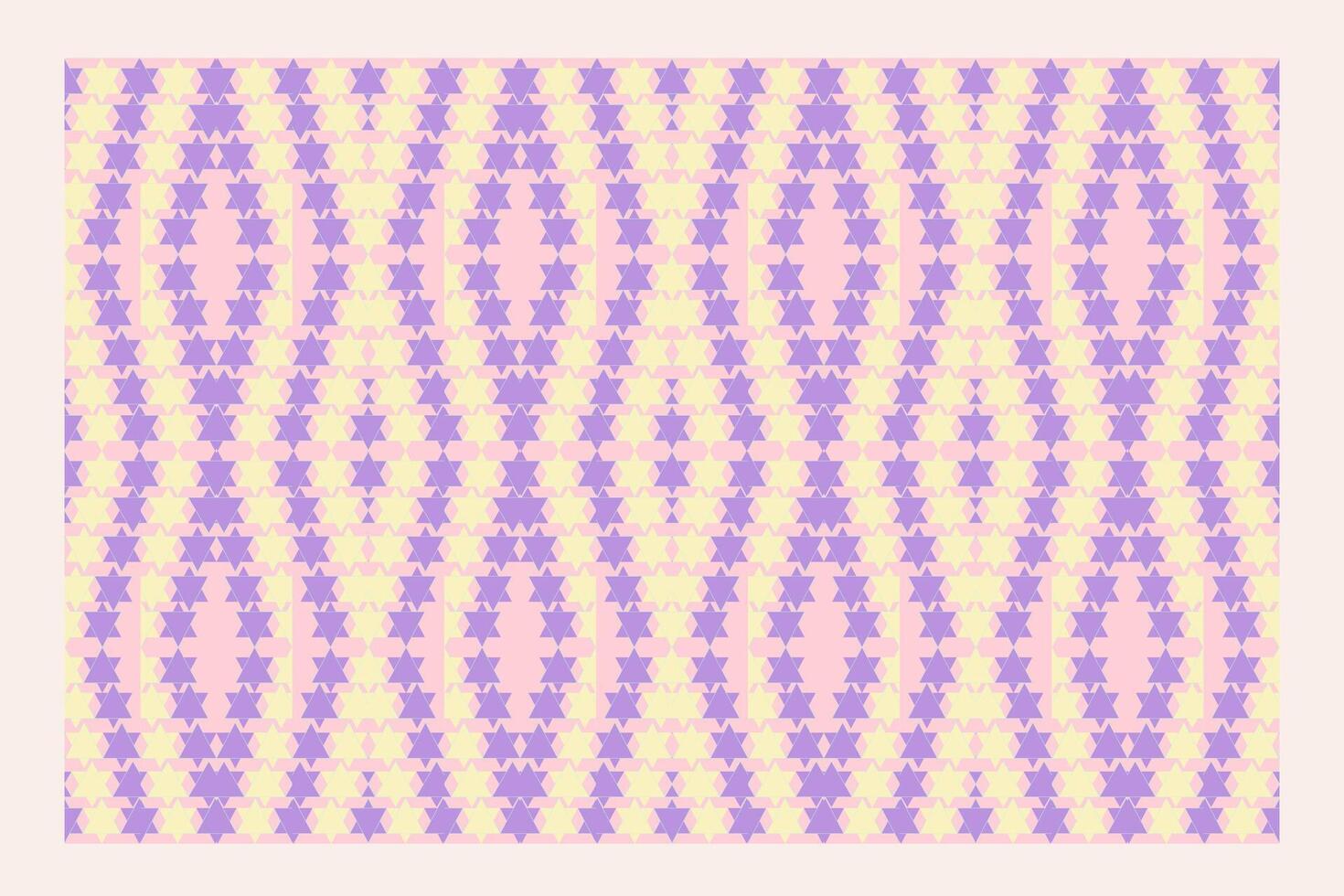 Triangle shape stacked in star form pastel color vector