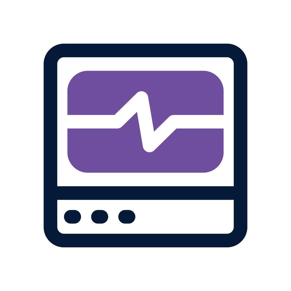 audio wave icon. dual tone icon for your website, mobile, presentation, and logo design. vector