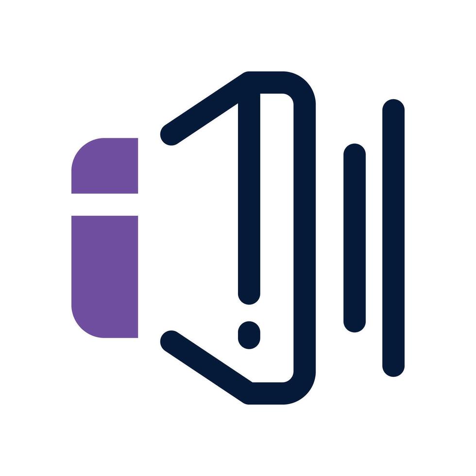volume icon. dual tone icon for your website, mobile, presentation, and logo design. vector