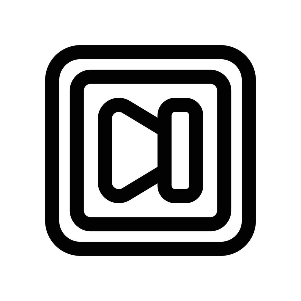 next icon. line icon for your website, mobile, presentation, and logo design. vector