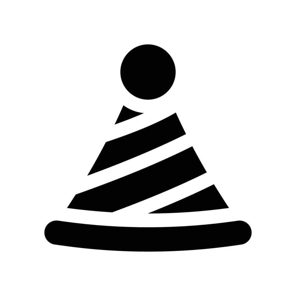 party hat icon. glyph icon for your website, mobile, presentation, and logo design. vector